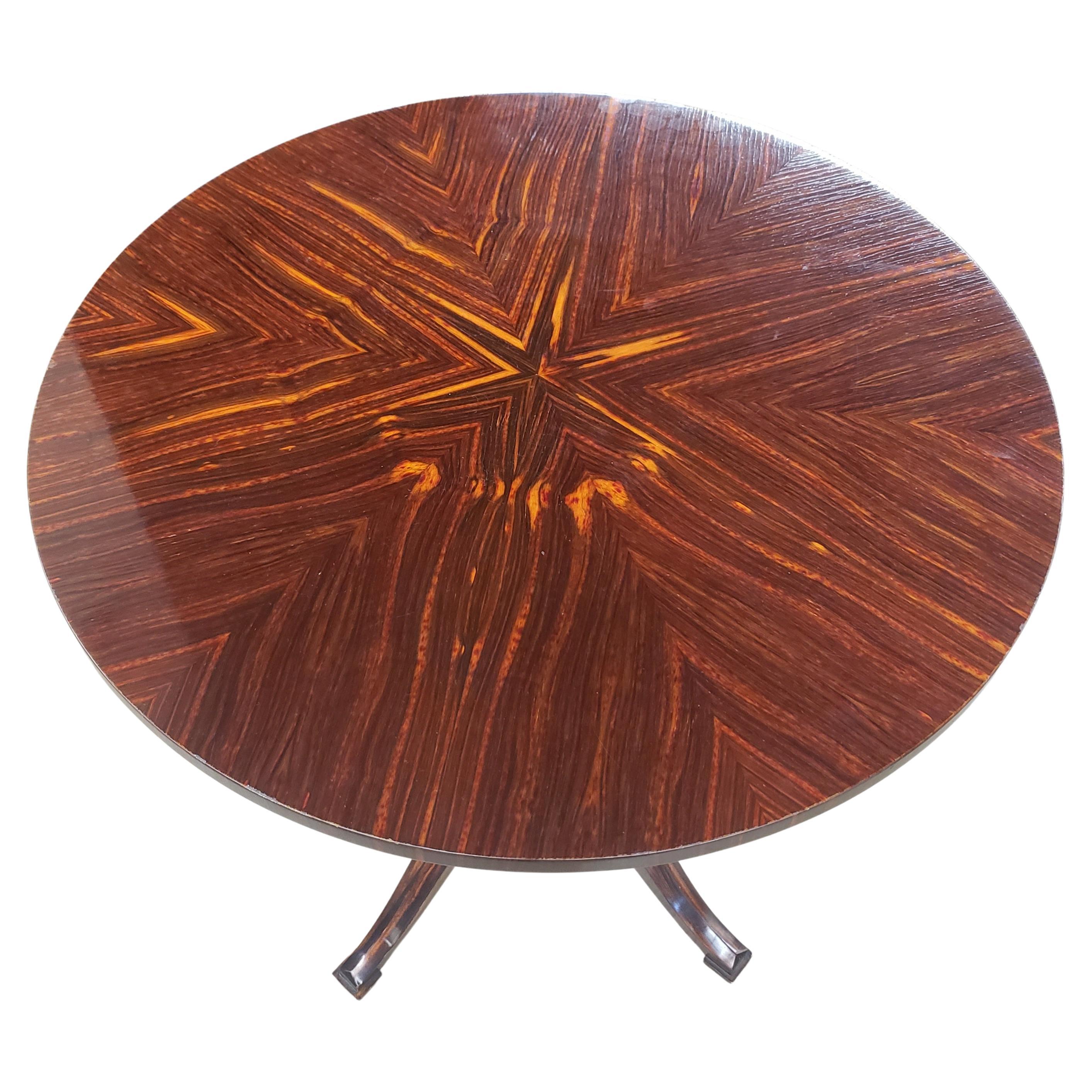 Modern Art Deco Style Rosewood Center Table