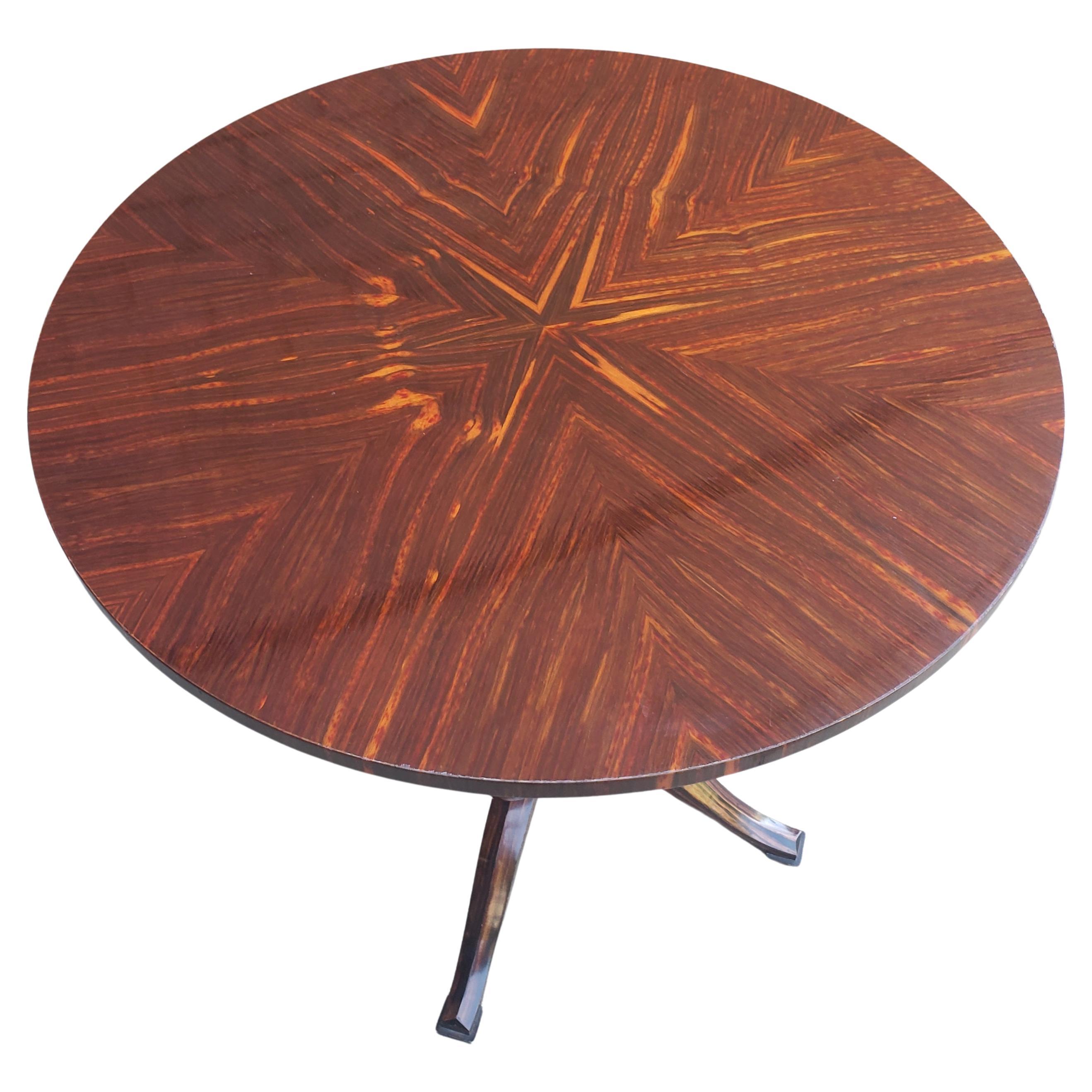 American Art Deco Style Rosewood Center Table