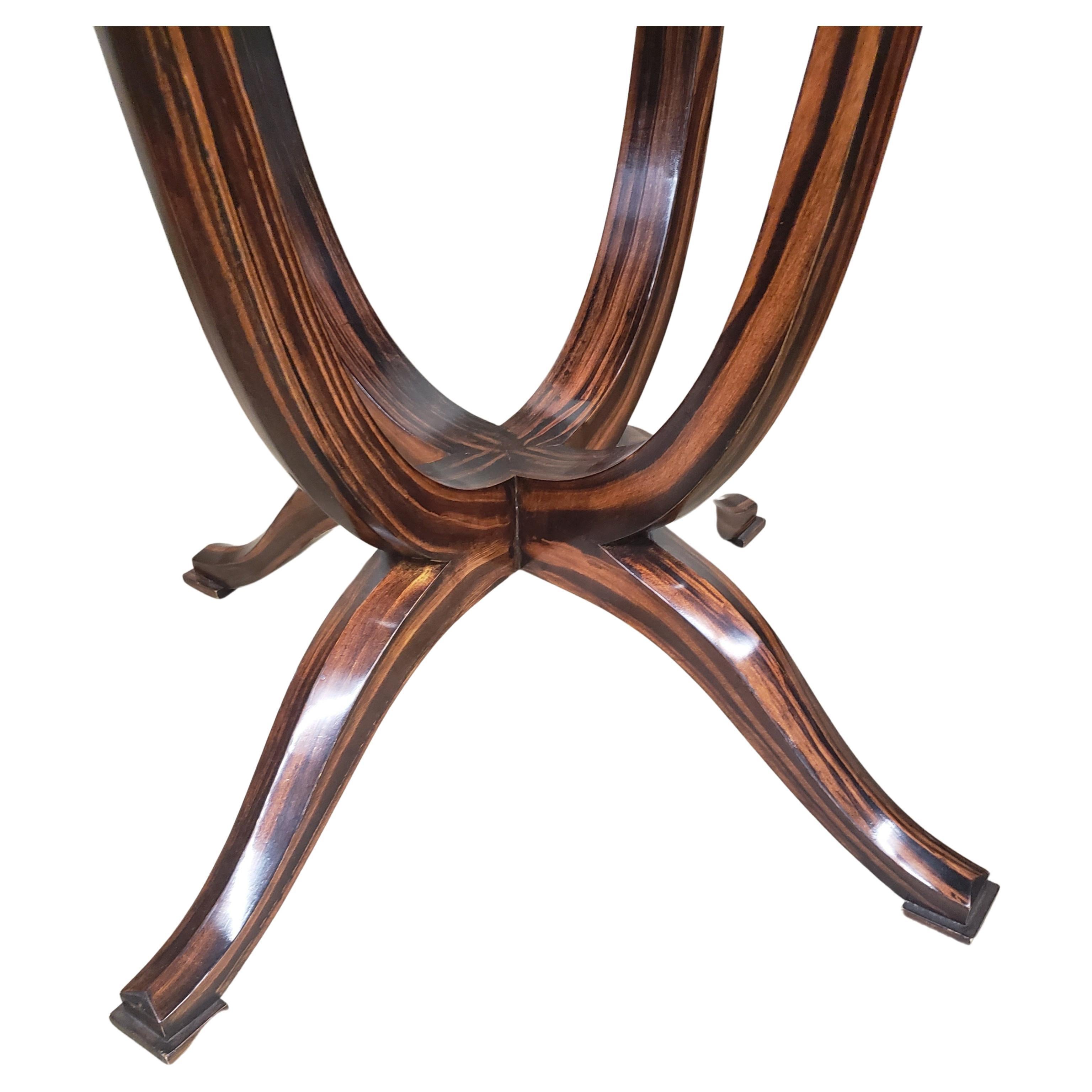20th Century Art Deco Style Rosewood Center Table