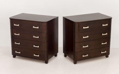 Art Deco Style Rosewood Chests of Drawers, Pair