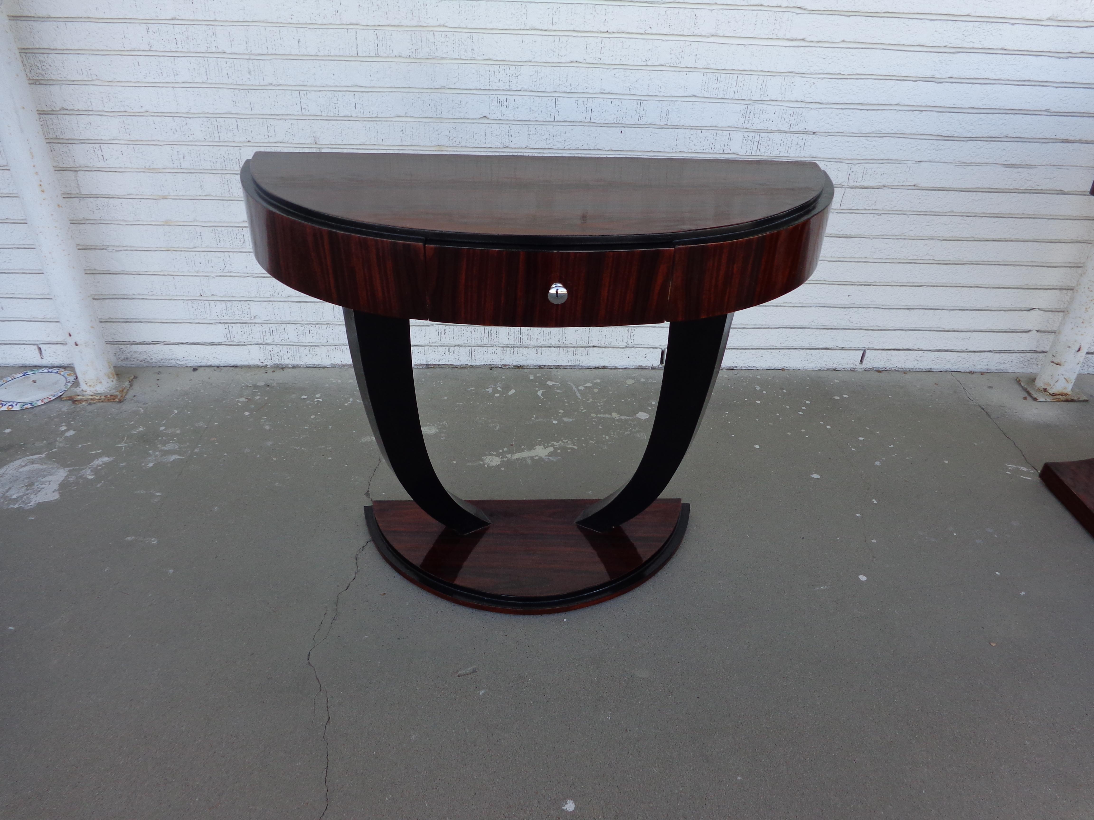 art deco entry table