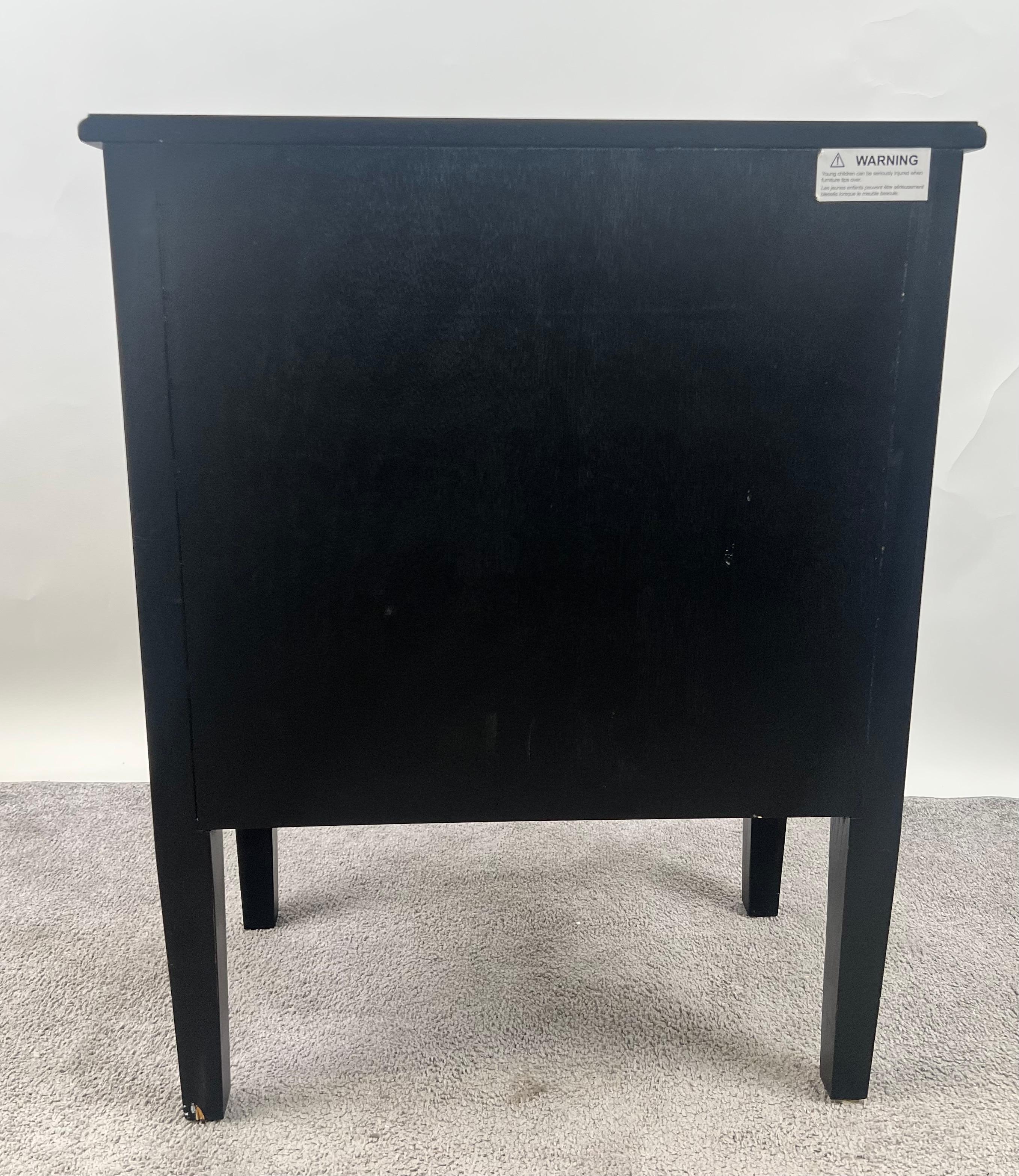 Art Deco Style Rosewood Three - Drawers Nightstand, End Table or Chest For Sale 8