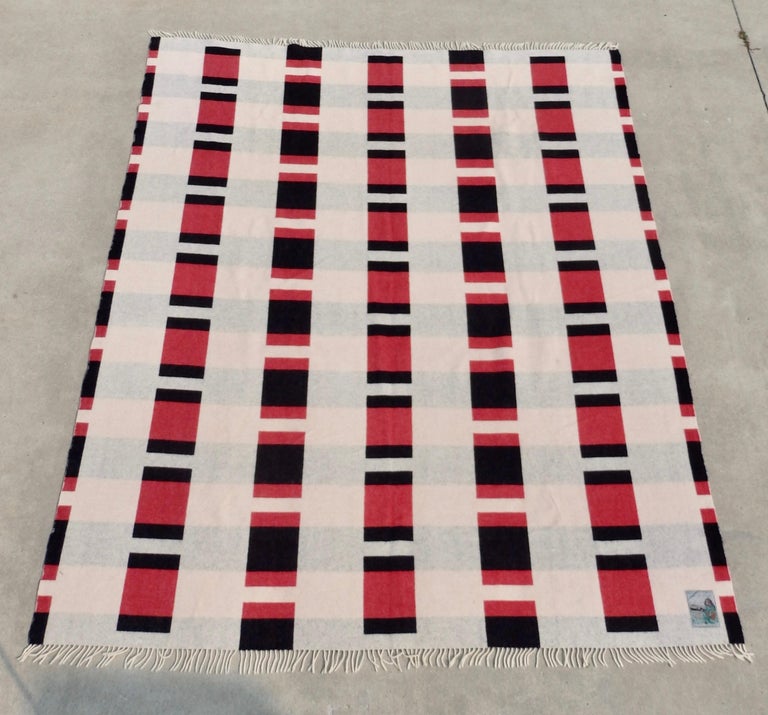 Art Deco Style Roslyn Wool Throw Blanket at 1stDibs art deco throw