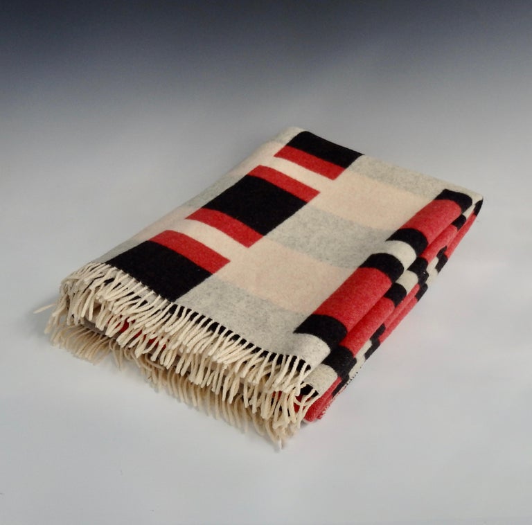 Art Deco Style Roslyn Wool Throw Blanket at 1stDibs art deco throw