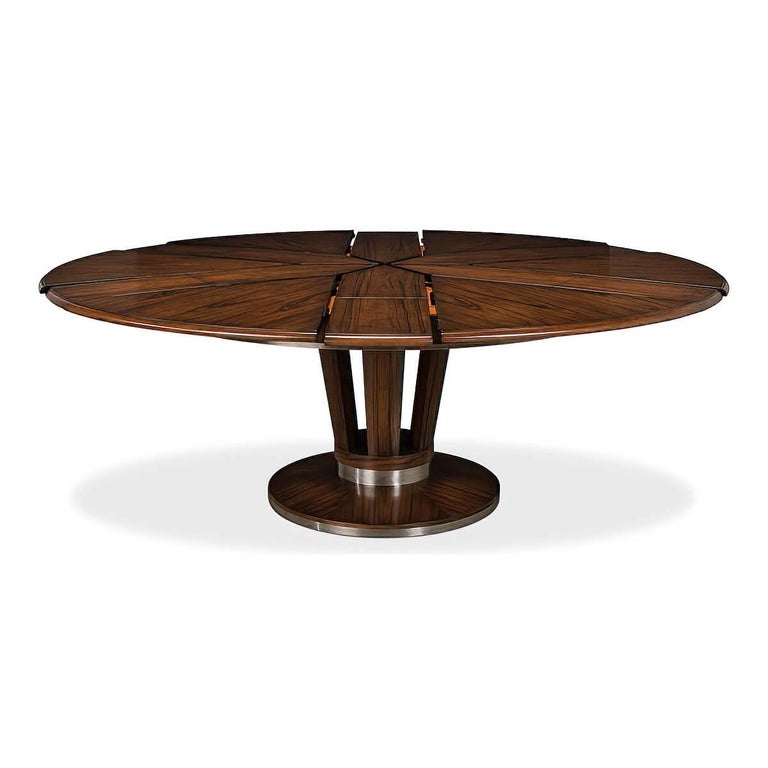 Art Deco Style Round Extending Dining Table 84 For At 1stdibs Art Deco Style Round Extending Dining, Art Deco Style Round Dining Table