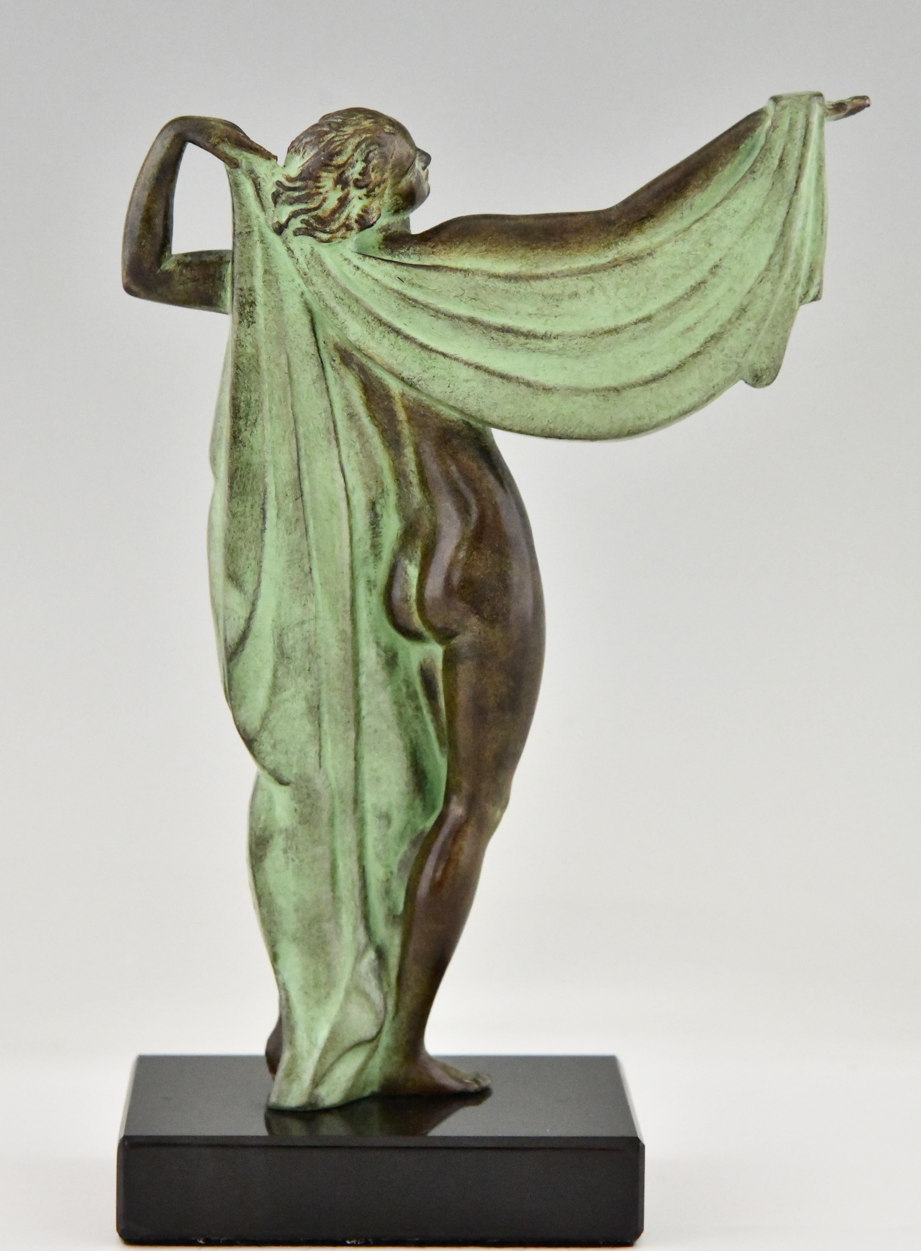 Sculpture VENUS de style Art déco représentant un nu se baignant par Fayral Max Le Verrier Neuf - En vente à Antwerp, BE