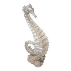 Large Scale Art Deco Style Seahorse Sculpture