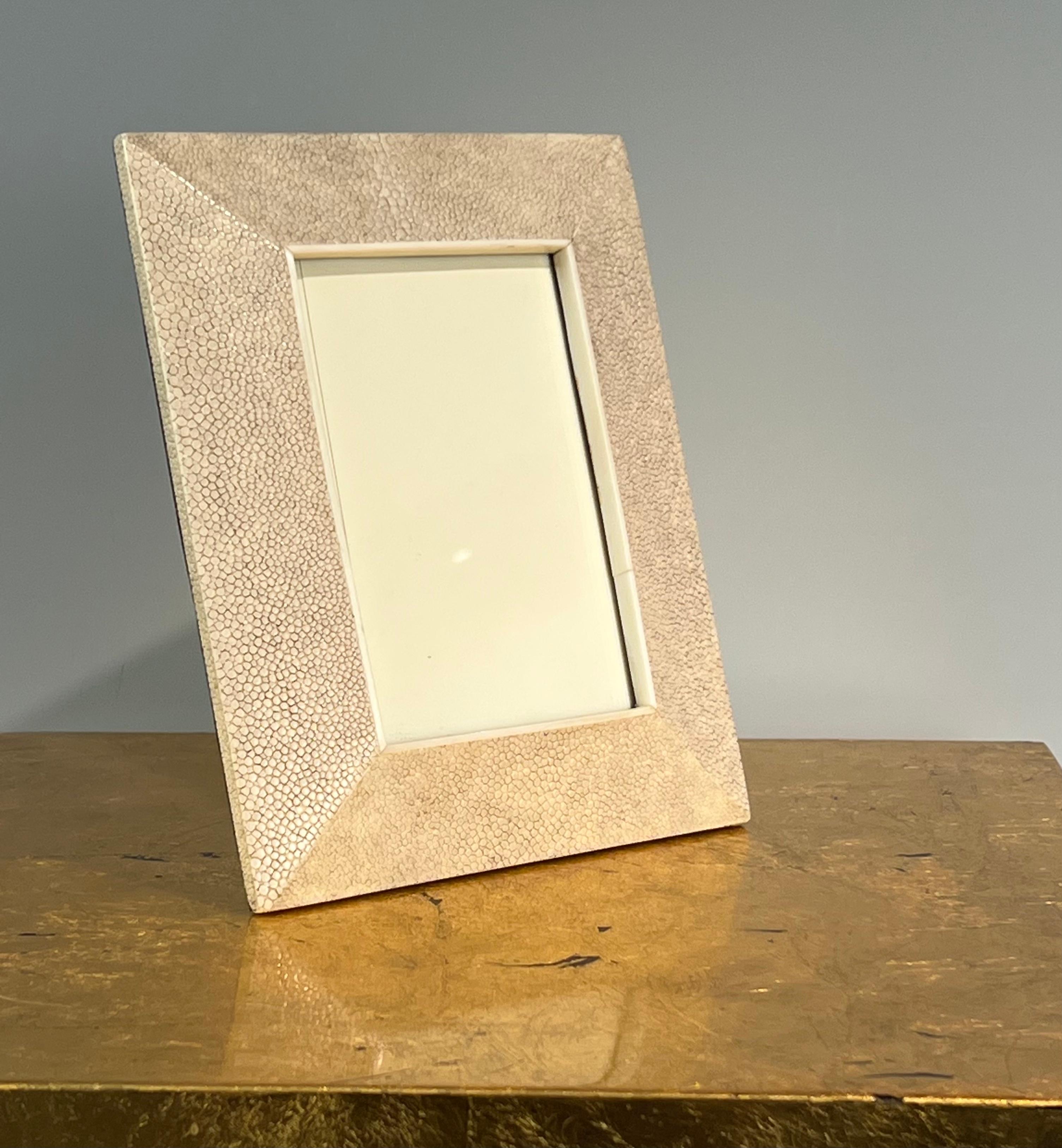 French Art Deco style Shagreen Picture Frame