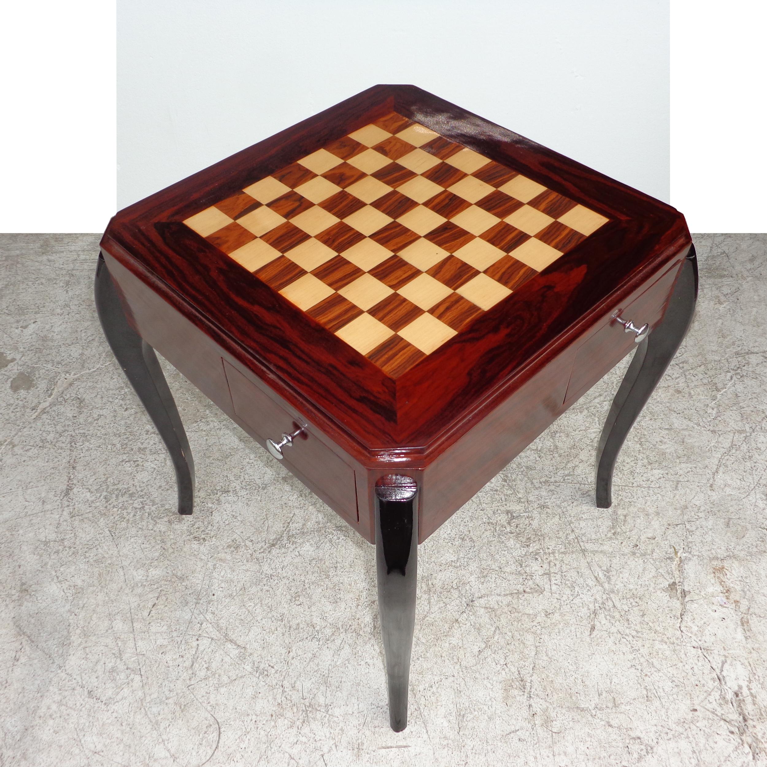20th Century Art Deco Style Side Game Side Table For Sale