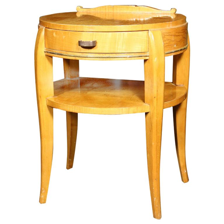 Art Deco Style Side Table at 1stDibs