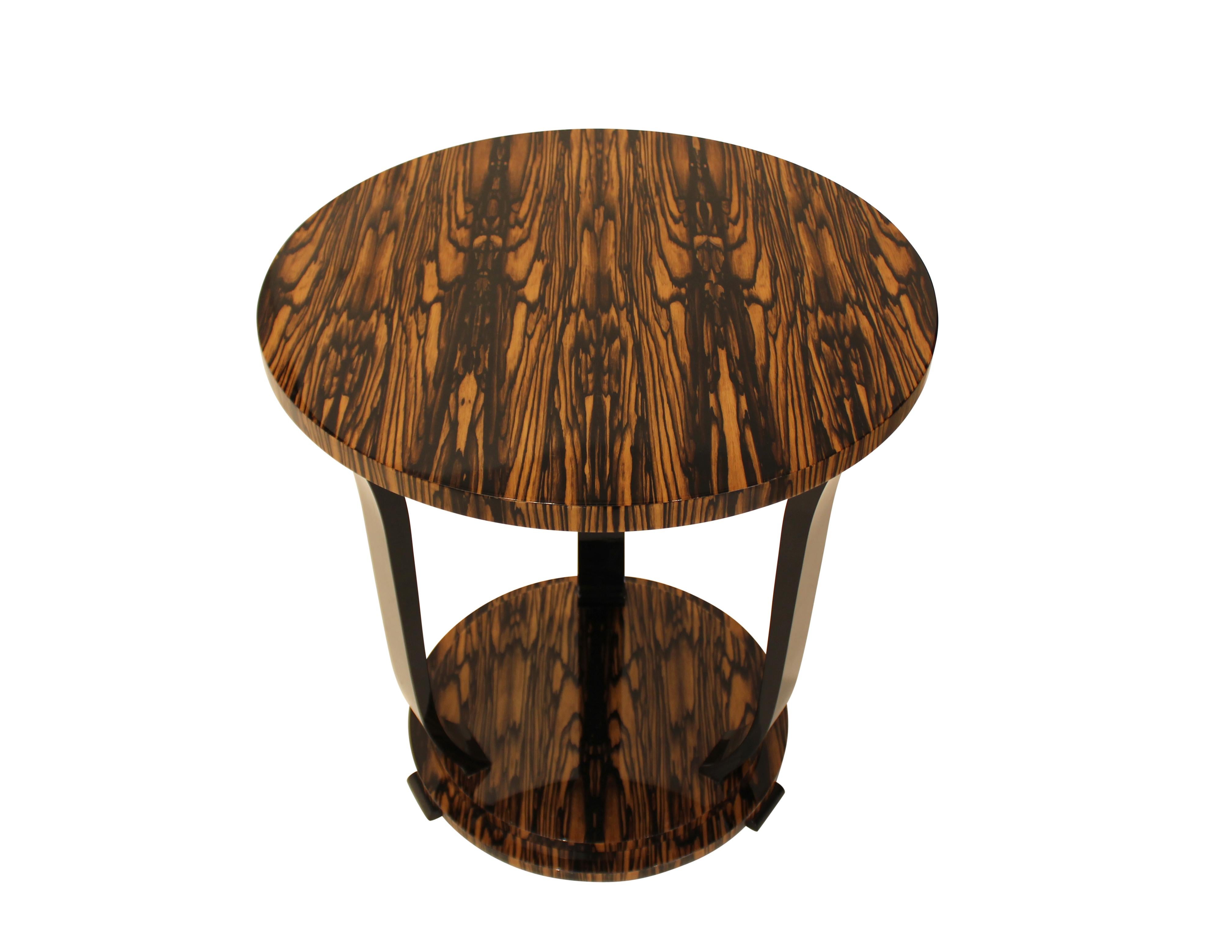 ebony side table