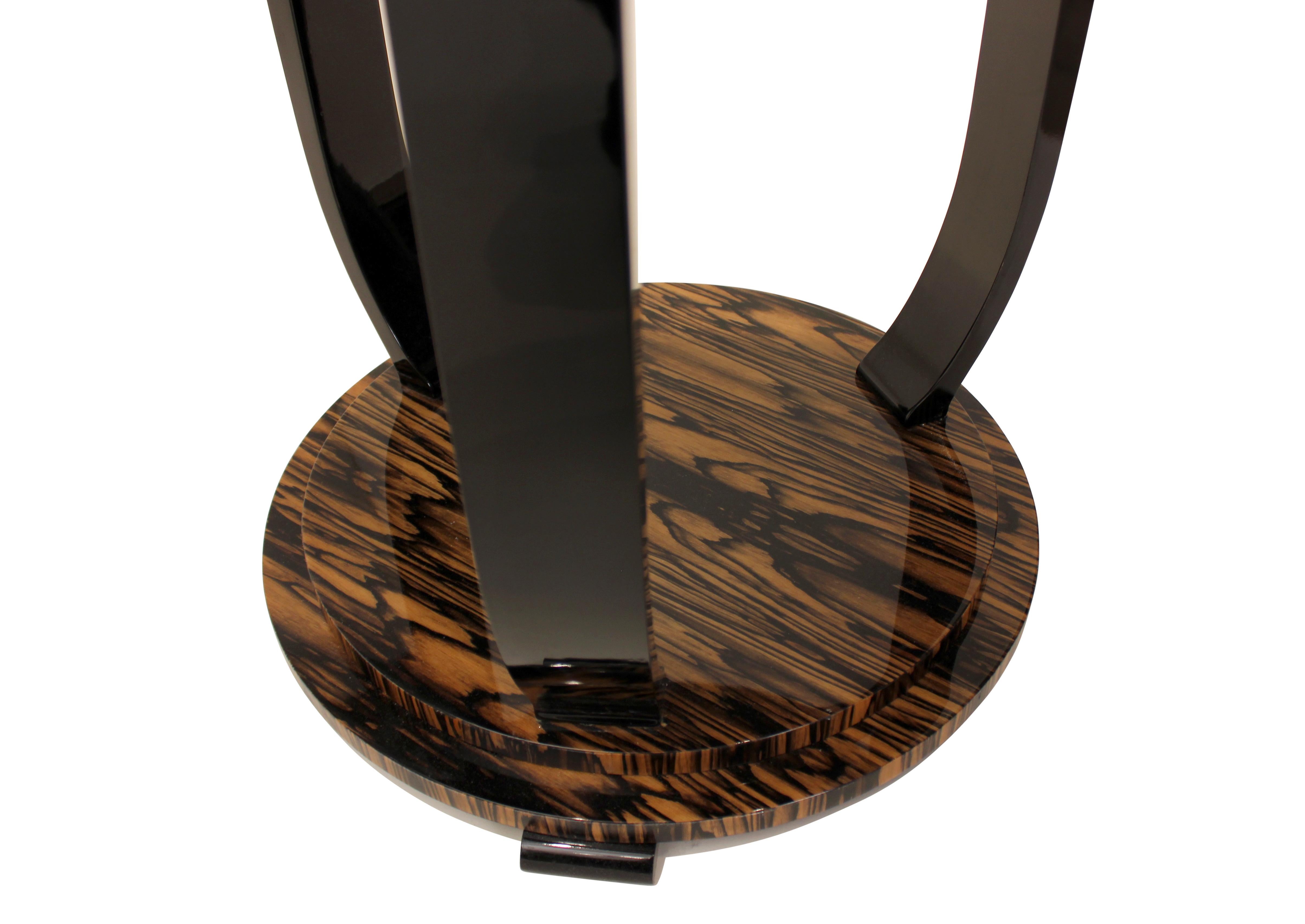 ebony side table