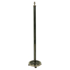 Vintage Art Deco Style Silver and Shagrin Floor Lamp