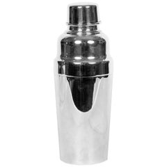 Art Deco Style Silver Plate Cocktail Shaker by Christofle