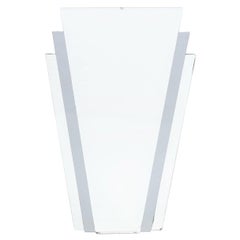 Art Deco Style Skyscraper Beveled Glass Mirror
