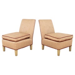 Pareja de Sillas Slipper Estilo Art Déco