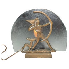 Art Deco Style Small Table Lamp