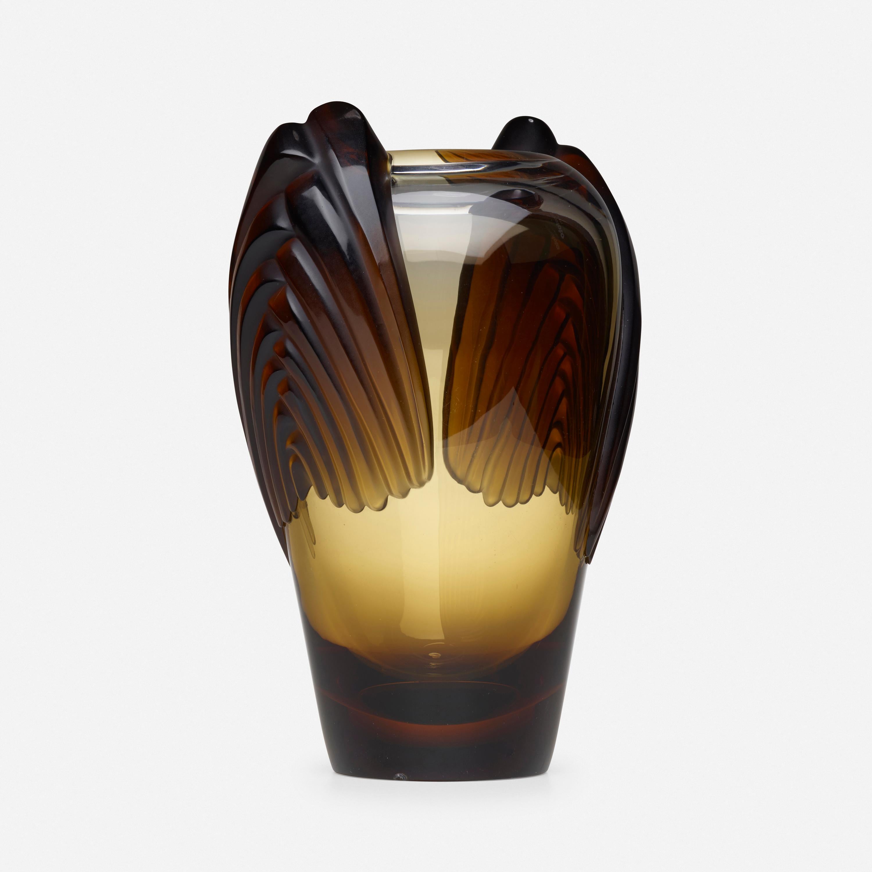 French Art Deco Style Smoked Glass 