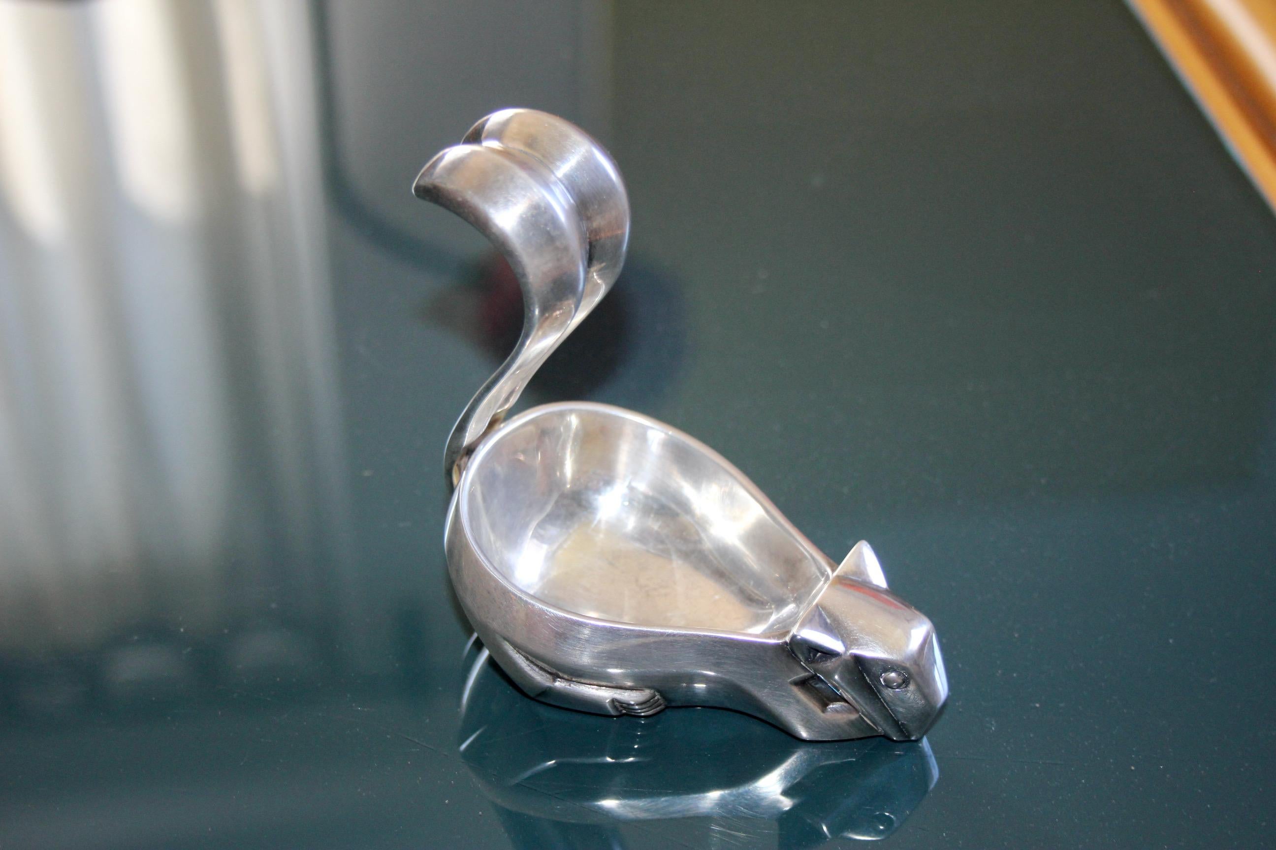 Art Deco style Squirrel Drageoir by Gallia, Christofle For Sale 2