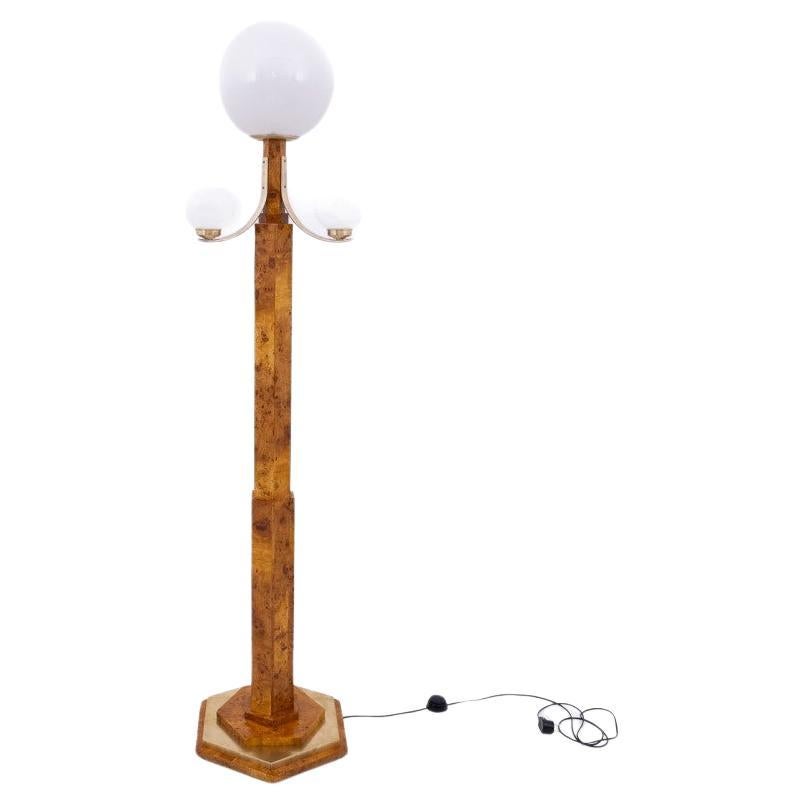Art Deco style standing lamp, Poland, 1950s.