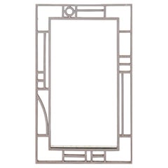 Art Deco Style Steel Frame Mirror