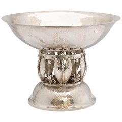 Art Deco Style Sterling Silver Centerpiece Bowl in the Jensen Style by Gorham