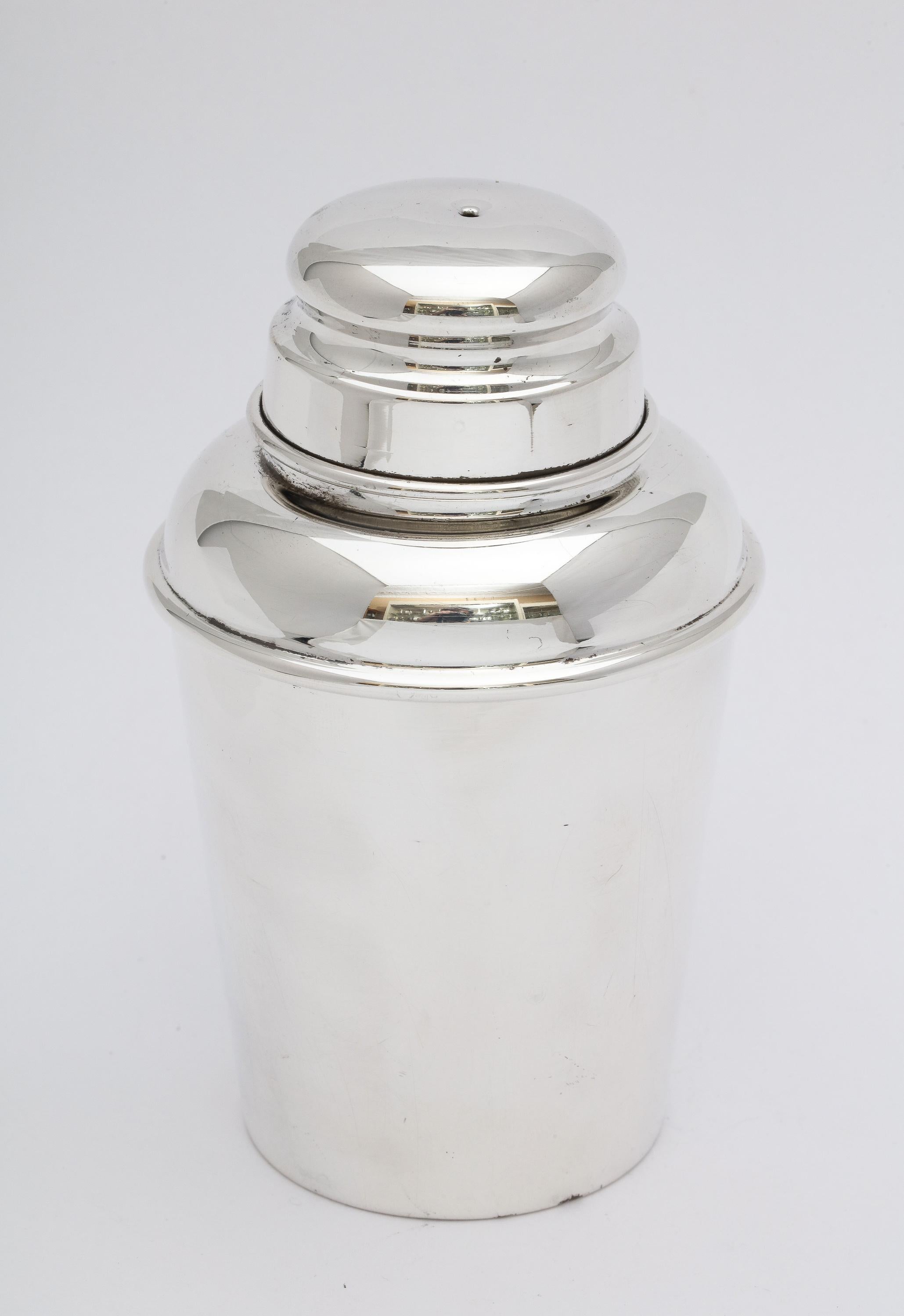 Art Deco Style Sterling Silver Cocktail Shaker 1