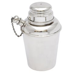 Art Deco Style Sterling Silver Cocktail Shaker