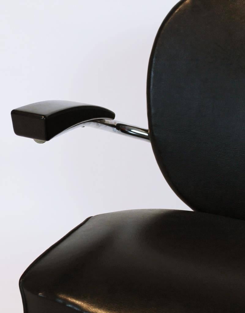 Art Deco Stil Streamline Sessel von Röder Söhne Deutschland 1950s 4