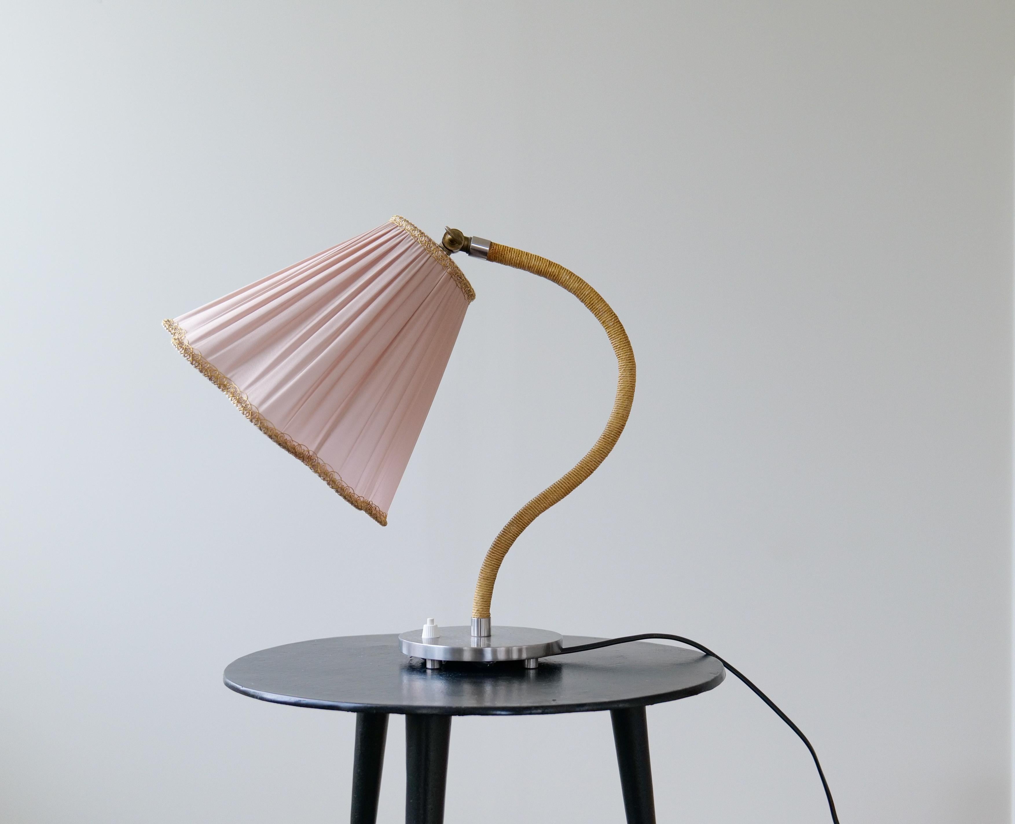 Art Deco Style Swedish Sculptural Table Lamp 1970s In Good Condition For Sale In Hillringsberg, SE