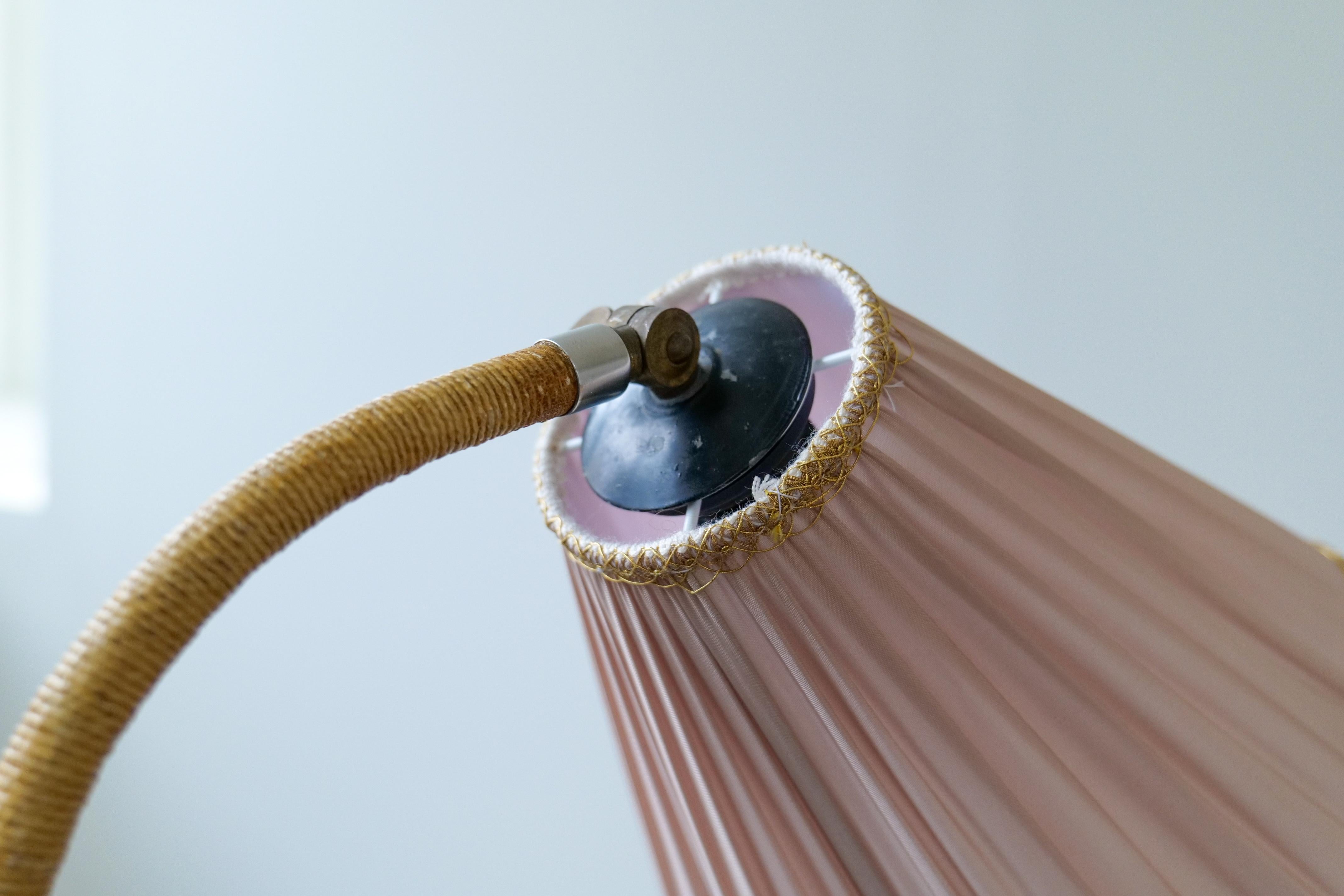 Art Deco Style Swedish Sculptural Table Lamp 1970s For Sale 2