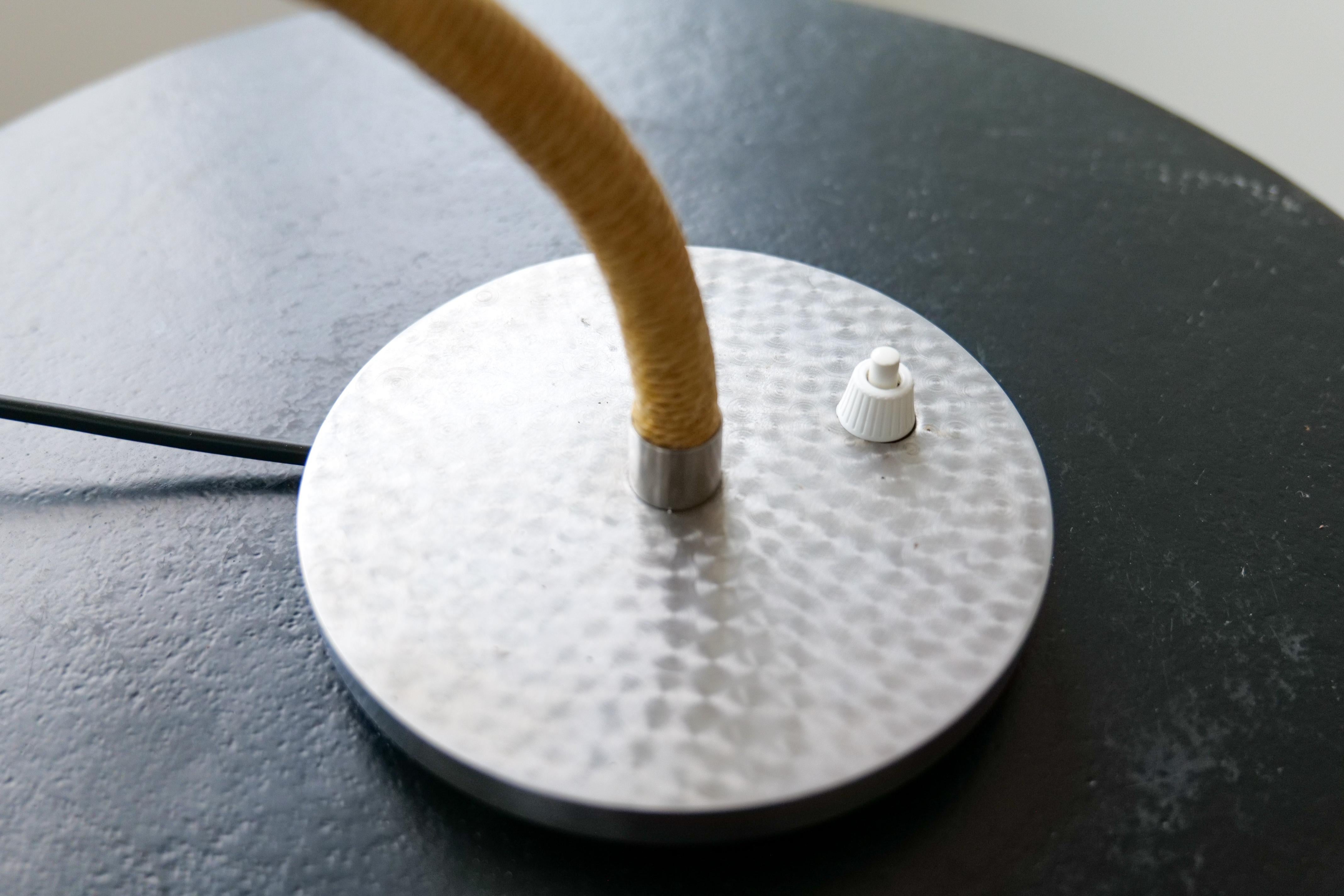 Art Deco Style Swedish Sculptural Table Lamp 1970s For Sale 3