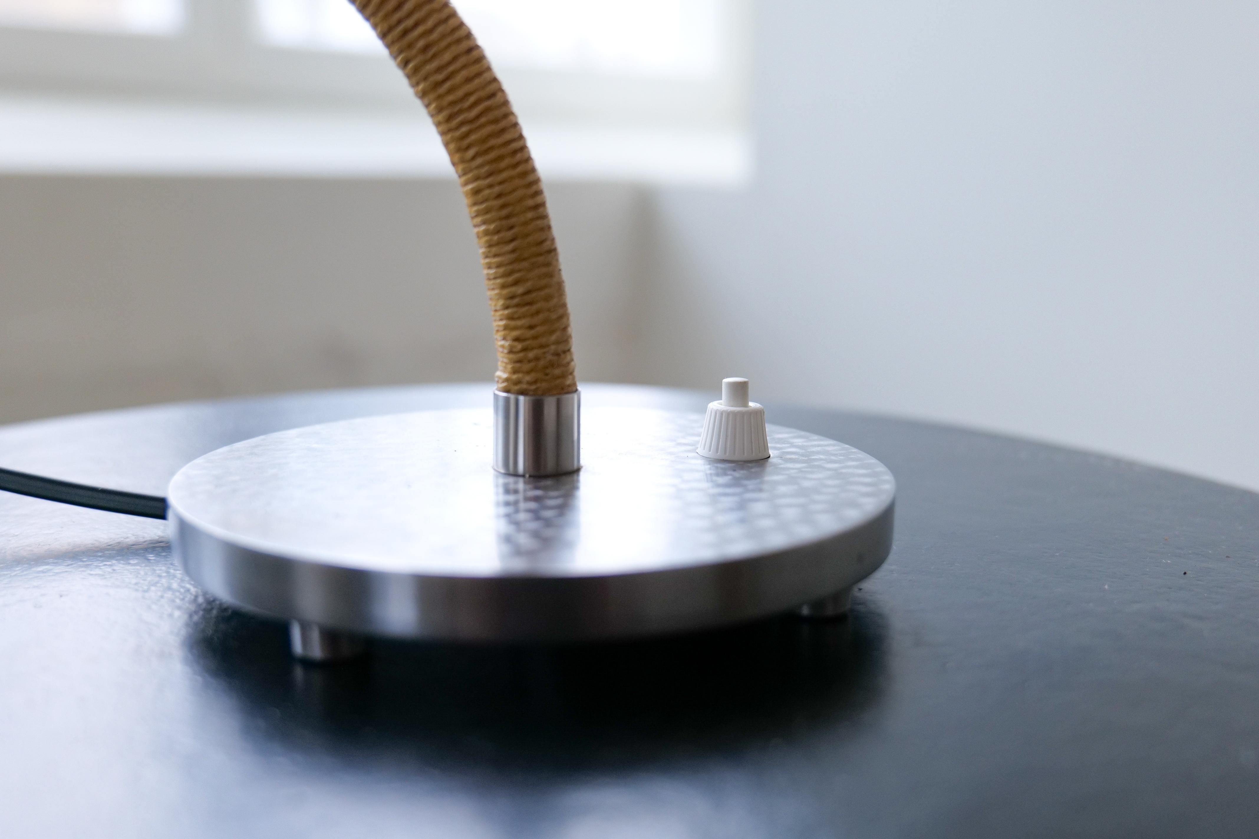 Art Deco Style Swedish Sculptural Table Lamp 1970s For Sale 4