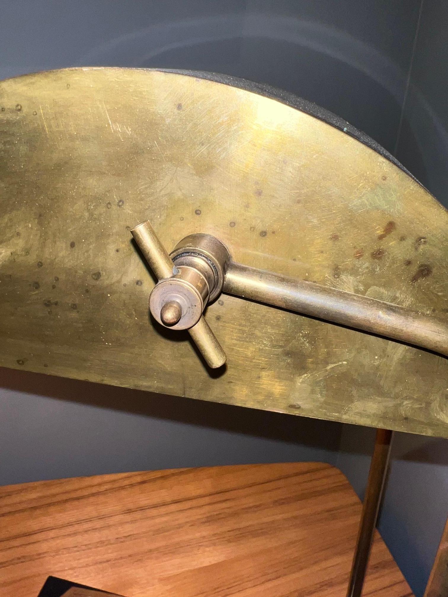 Brass Art Deco Style Table Lamp
