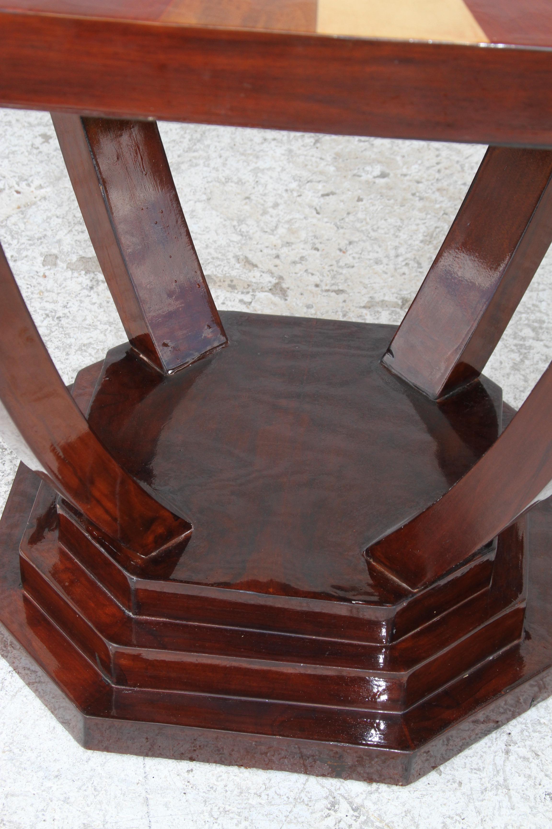 Wood Art Deco Style Tables  For Sale