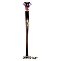 Art Deco Style Tall Floor Standing Lamp, 1970s