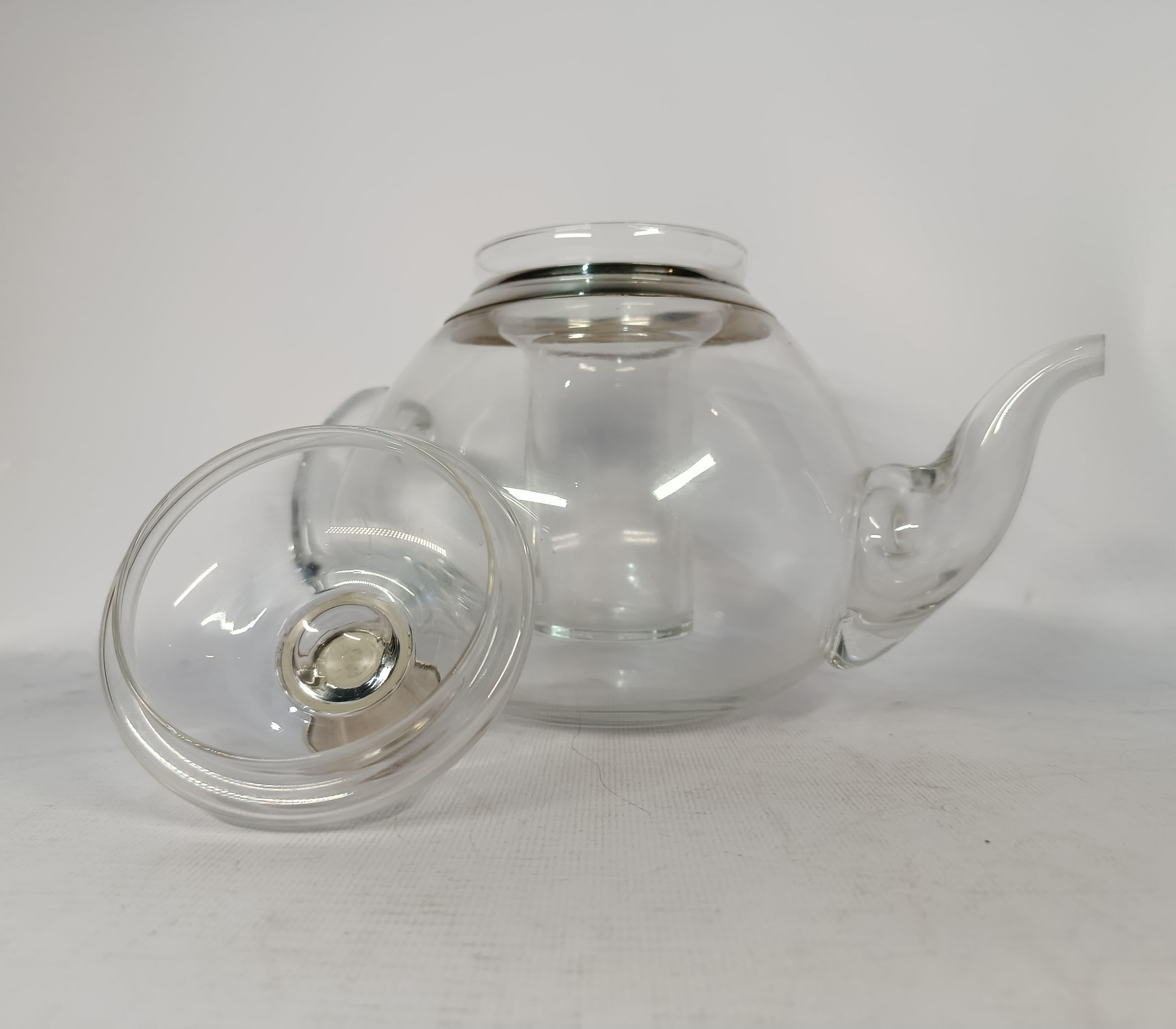 Théière de style Art déco avec infuseur, Allemagne vers 1950 en vente 1