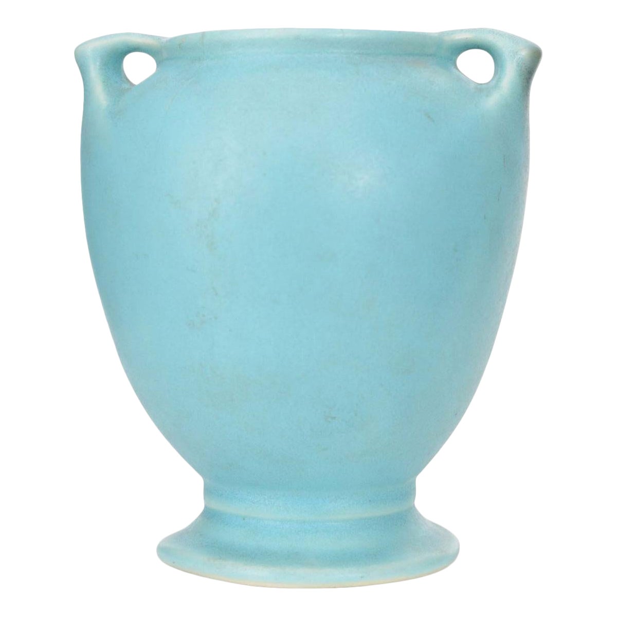 Art Deco Style Turquoise Ceramic Vase