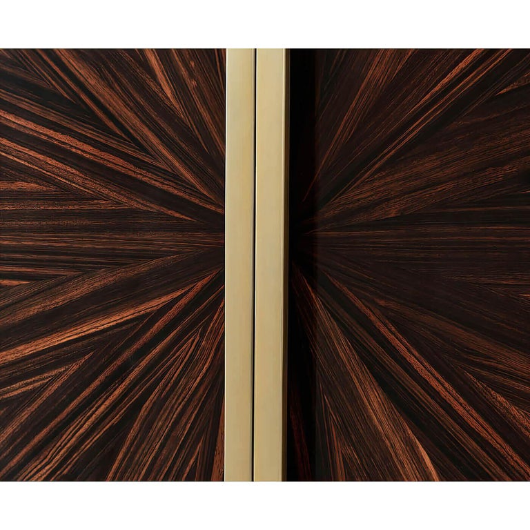 Art Deco Style Two-Door Cabinet at 1stDibs | art deco storage cabinet, art deco cabinet doors