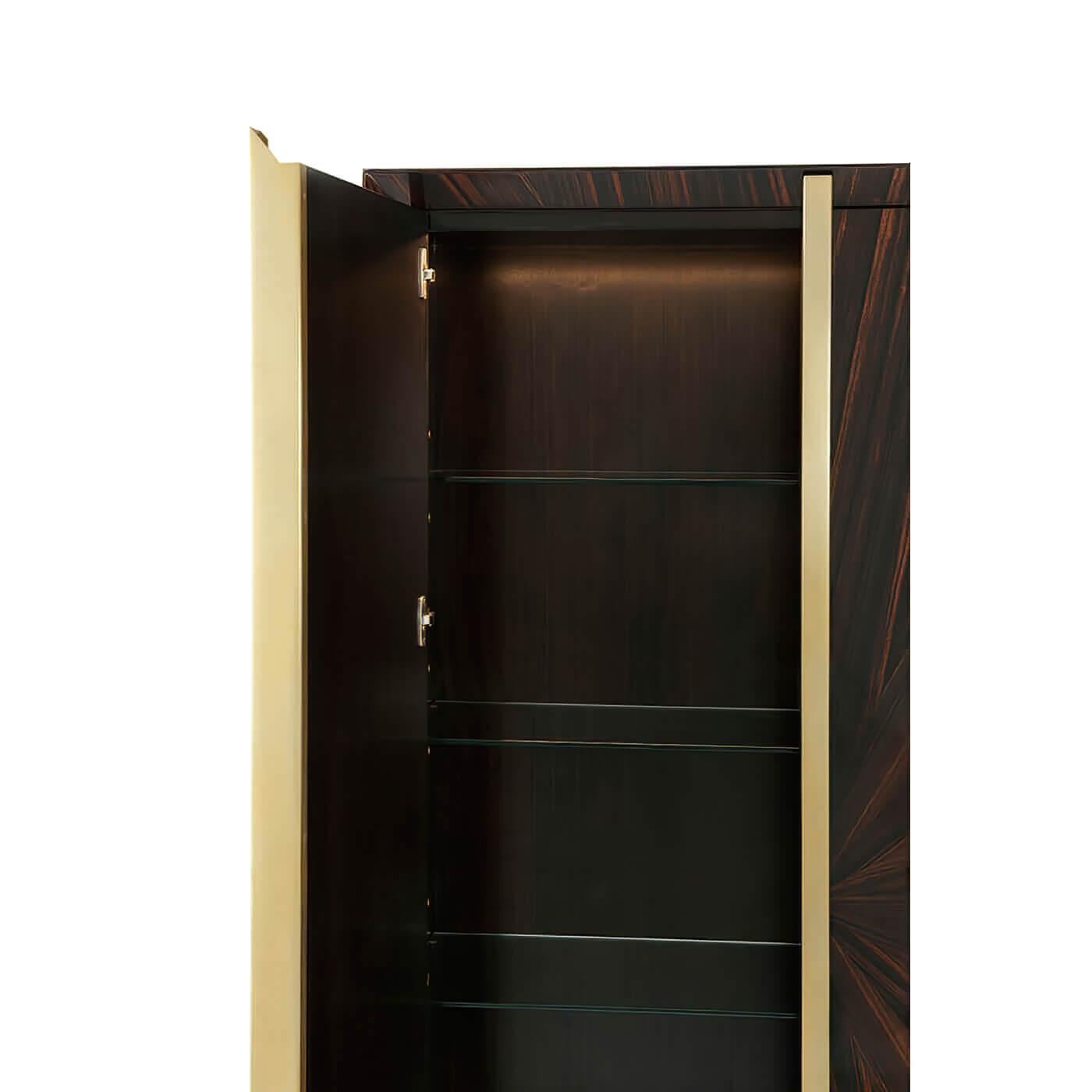 Contemporary Art Deco Style Two-Door Cabinet