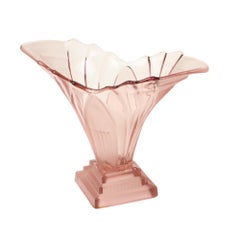 Art Deco Style Vase Model Greta 1950s Walther VEB Sachsenglas