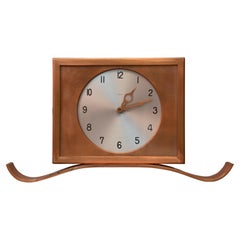Art Deco Style Veglia Table Clock from Fratelli Borletti, Milan