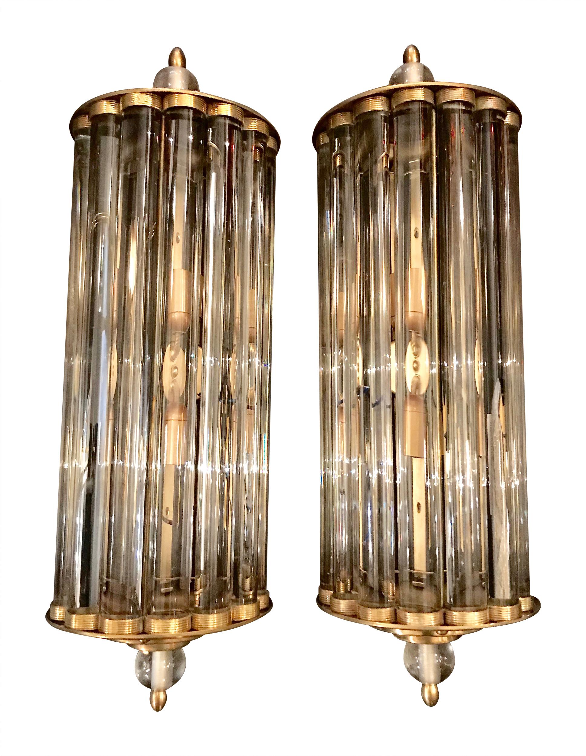 BR408 Antique Style Cast Brass Frosted White Glass Egyptian Net Wall Sconce 