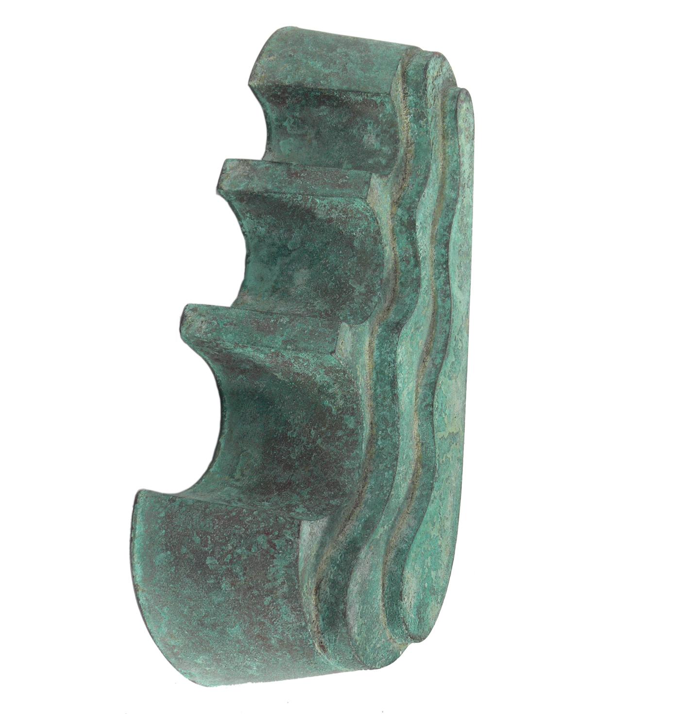 Verdigris-Bronze-Skulptur im Art déco-Stil (amerikanisch) im Angebot