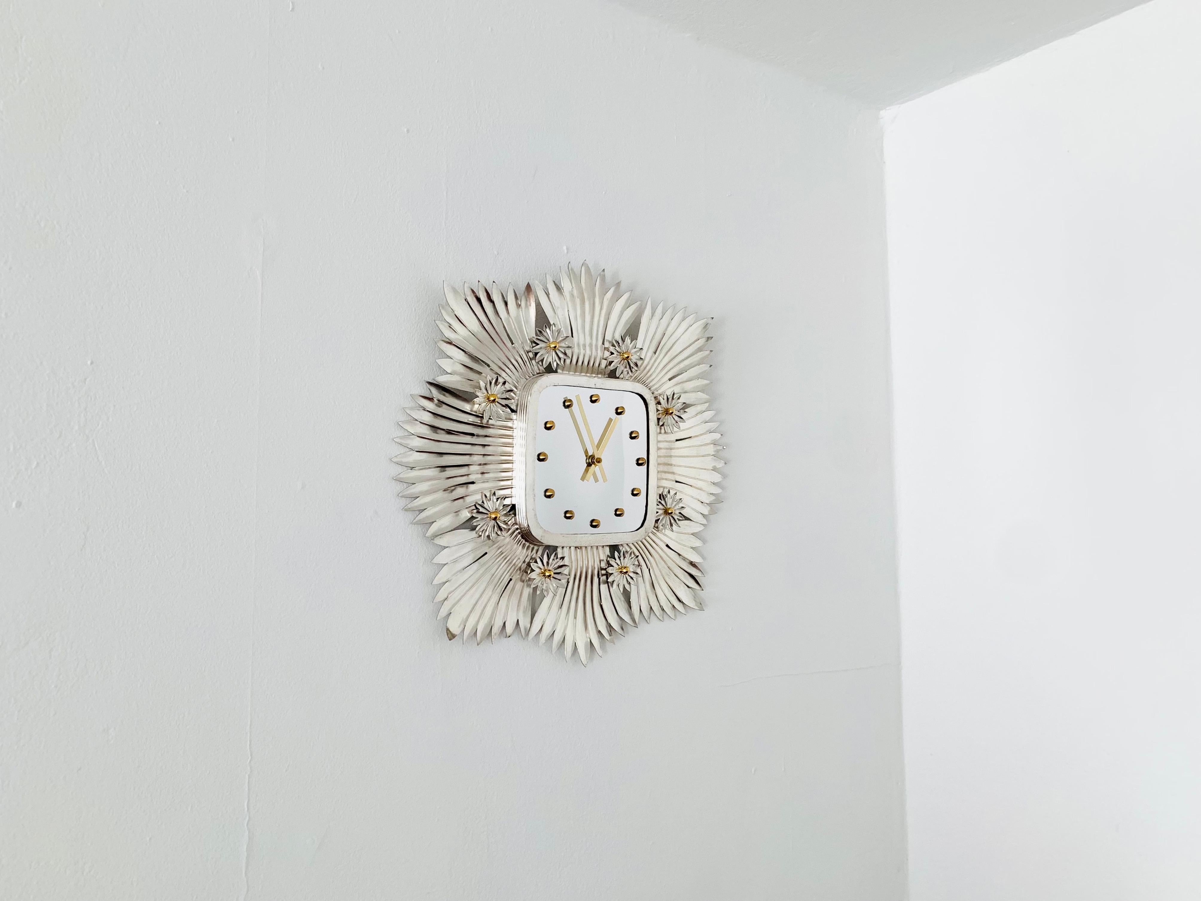 Mid-20th Century Art Deco Style Wall Clock