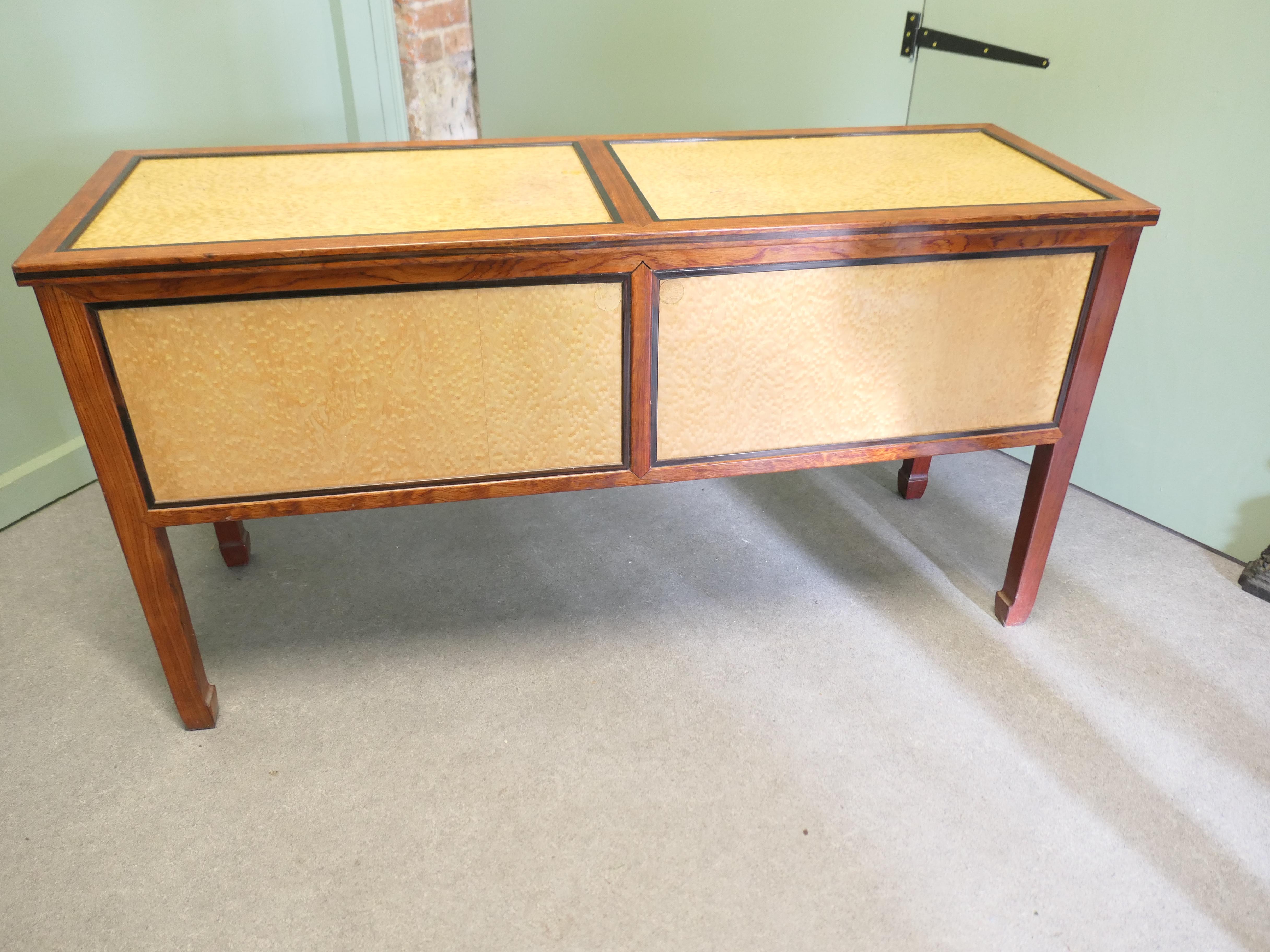 Art Deco Style Walnut and Maple Reception Desk This very stylish Art Deco desk 1