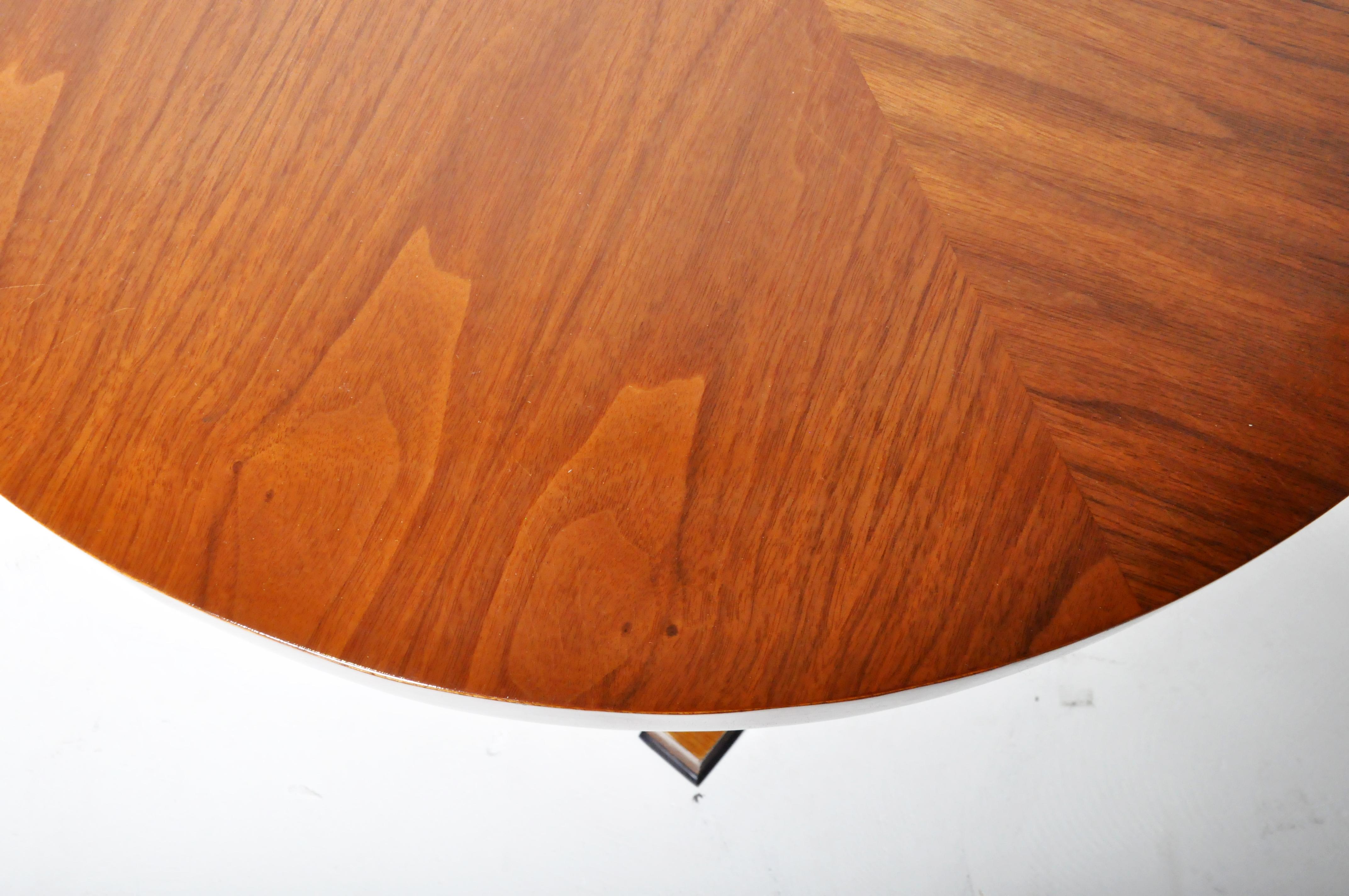 Art Deco Style Walnut Veneer Side Table 14