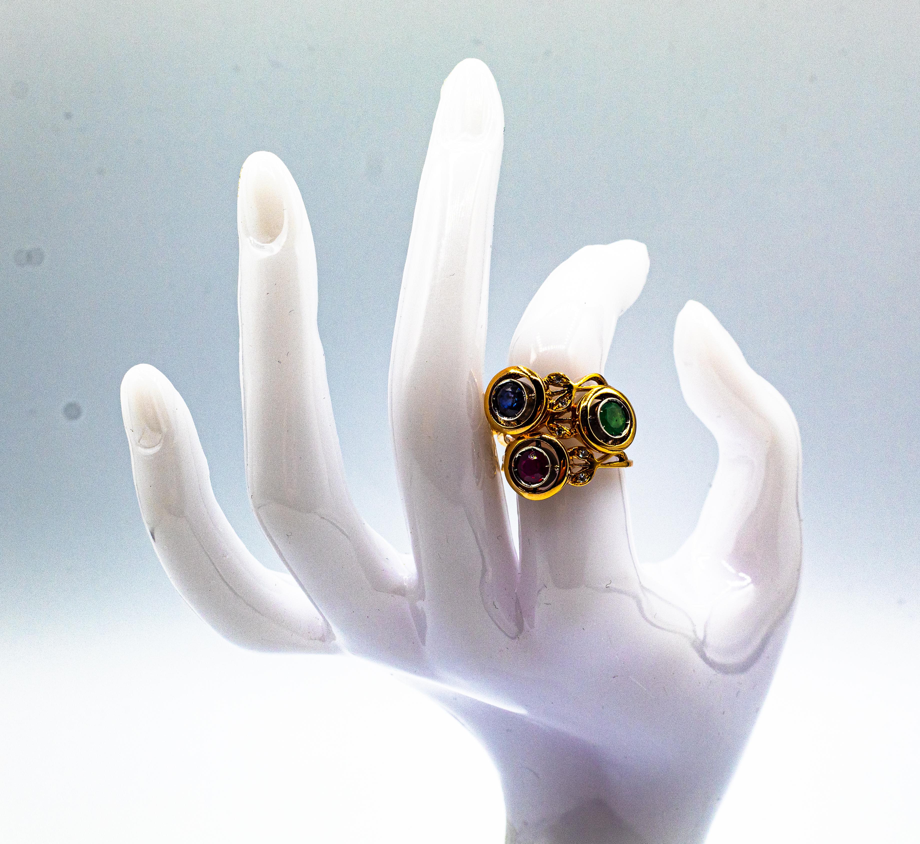 For any problems related to some materials contained in the items that do not allow shipping, please contact the seller with a private message to solve the problem.
We can ship every piece of our 1stdibs catalog worldwide.

This Ring is made of 9K