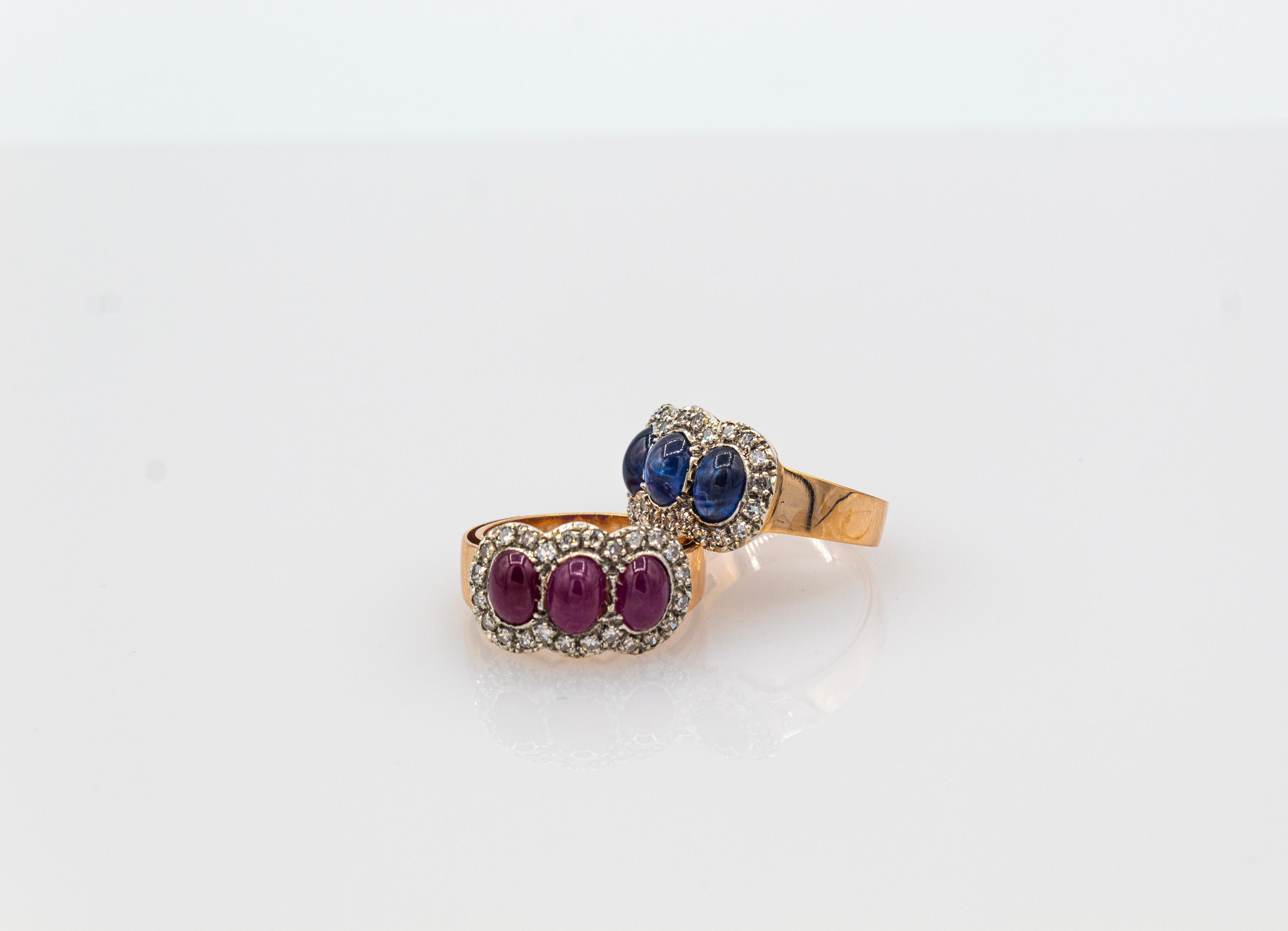 For any problems related to some materials contained in the items that do not allow shipping, please contact the seller with a private message to solve the problem.
We can ship every piece of our 1stdibs catalog worldwide.

This Ring is made of 9K
