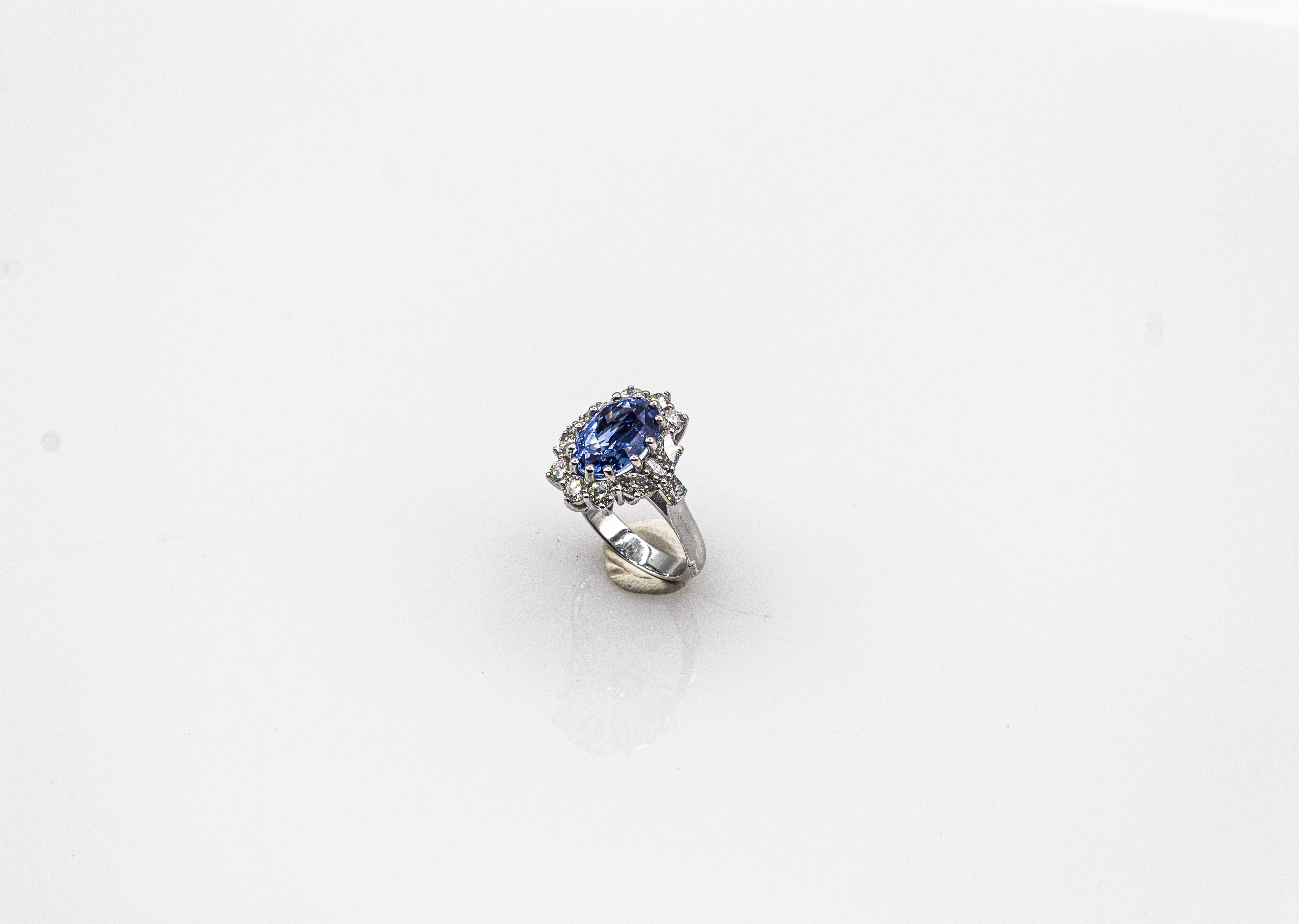 For any problems related to some materials contained in the items that do not allow shipping, please contact the seller with a private message to solve the problem. 
We can ship every piece of our 1stdibs catalog worldwide.

This Ring is made of 18K